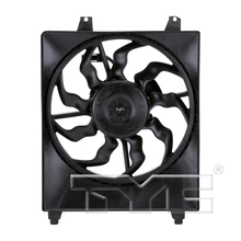 A/C Condenser Fan Assembly - Right Passenger Side - TYC 611000