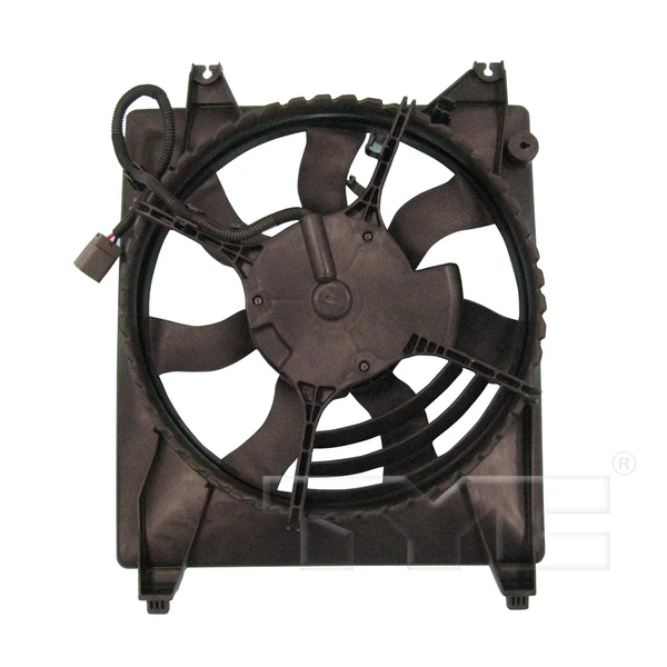 A/C Condenser Fan Assembly - Right Passenger Side - TYC 611020