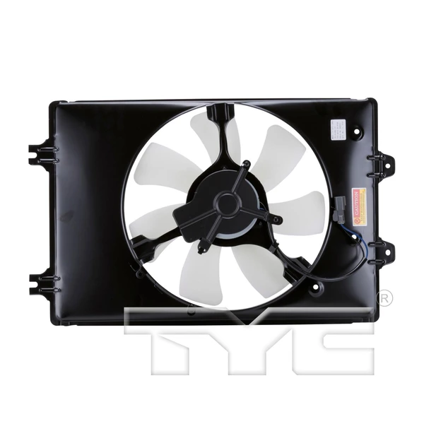 A/C Condenser Fan Assembly - Right Passenger Side - TYC 611060