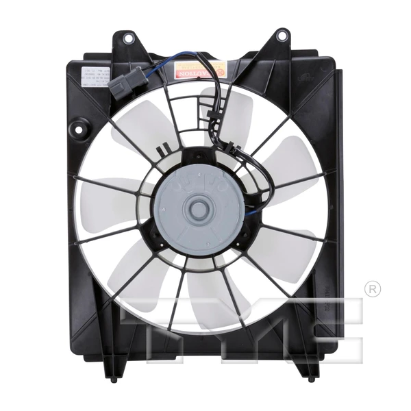 A/C Condenser Fan Assembly - Right Passenger Side - TYC 611140