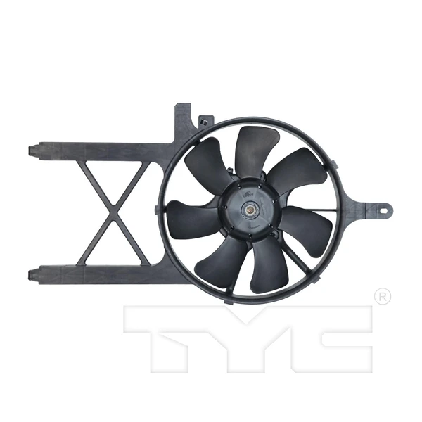 A/C Condenser Fan Assembly - Right Passenger Side - TYC 611260