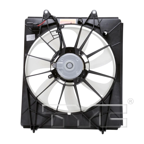 A/C Condenser Fan Assembly - Right Passenger Side - TYC 611360