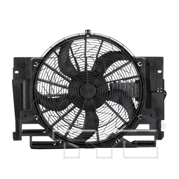 A/C Condenser Fan Assembly - Right Passenger Side - TYC 611400