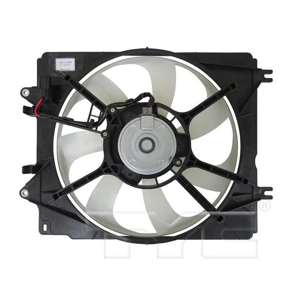 A/C Condenser Fan Assembly - Right Passenger Side - TYC 611550