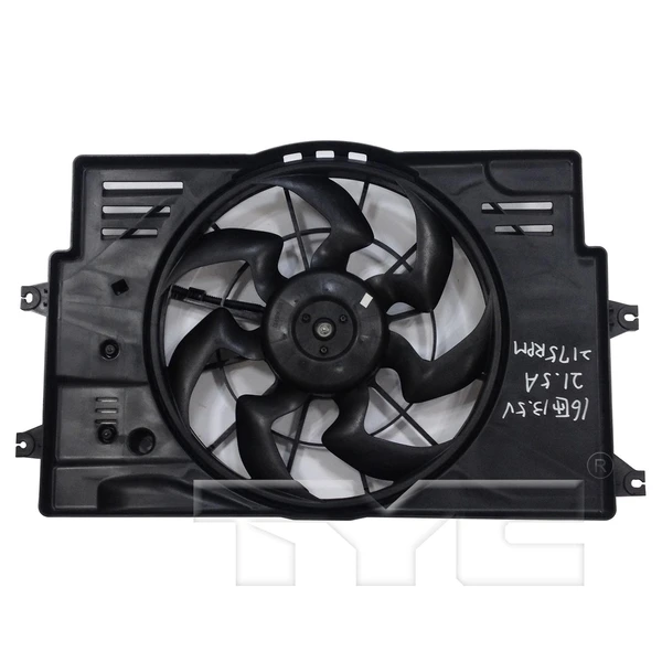 Dual Radiator and Condenser Fan Assembly - TYC 624160
