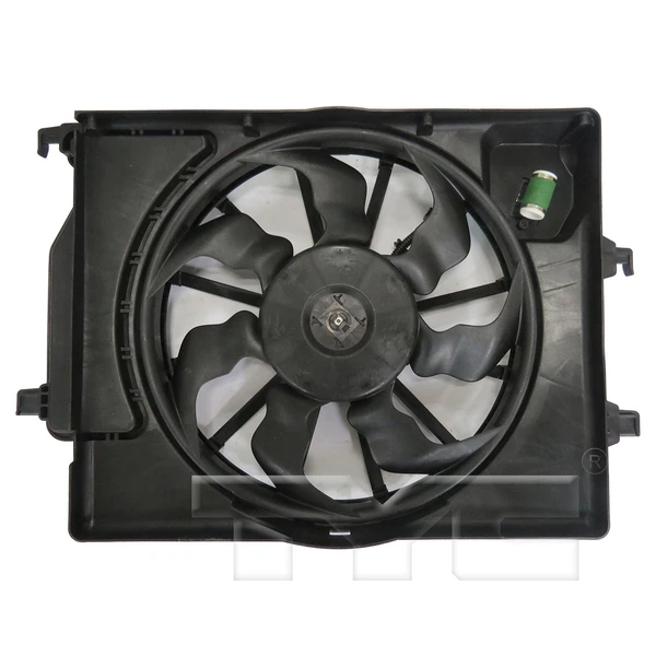 Dual Radiator and Condenser Fan Assembly - TYC 624330