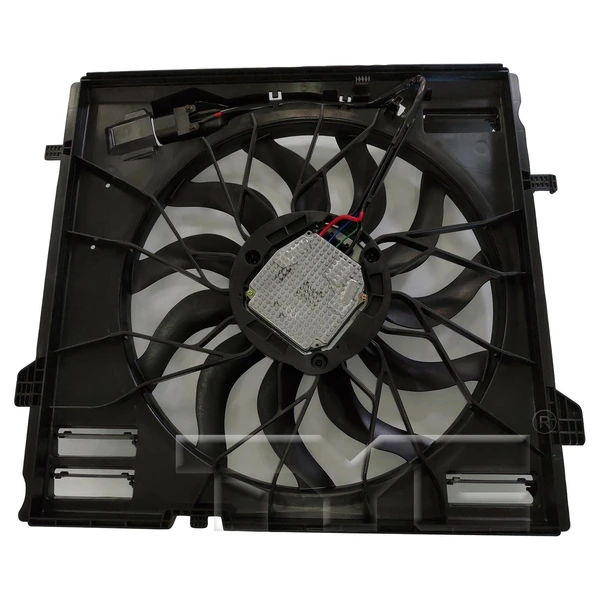 Dual Radiator and Condenser Fan Assembly - TYC 624680
