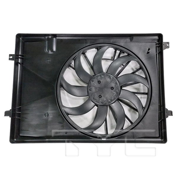 Dual Radiator and Condenser Fan Assembly - TYC 625060