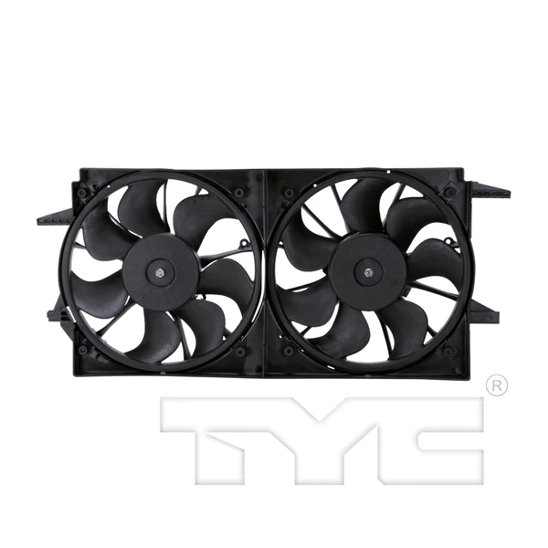 Dual Radiator and Condenser Fan Assembly - TYC 620090