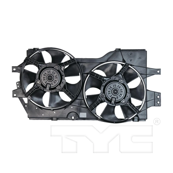Dual Radiator and Condenser Fan Assembly - TYC 620140
