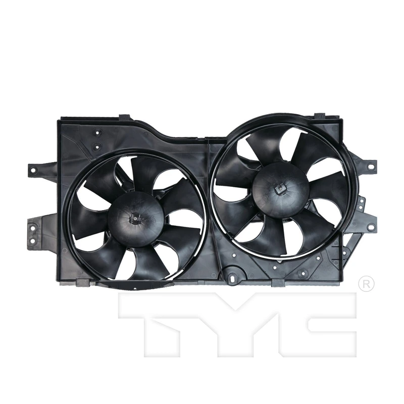 Dual Radiator and Condenser Fan Assembly - TYC 620140