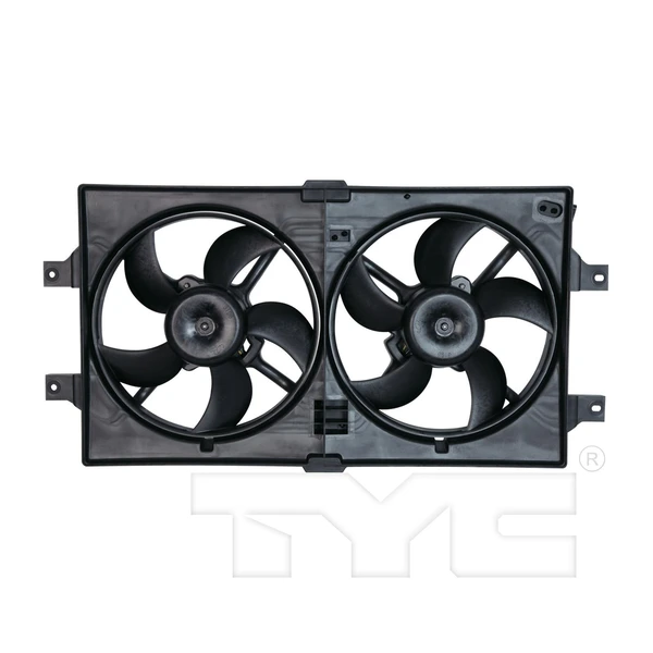 Dual Radiator and Condenser Fan Assembly - TYC 620190
