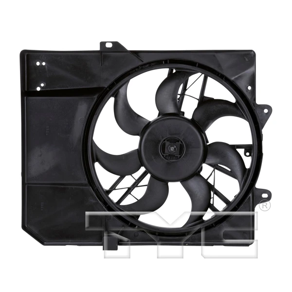 Dual Radiator and Condenser Fan Assembly - TYC 620240