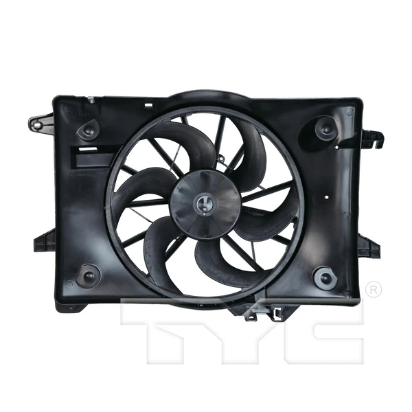 Dual Radiator and Condenser Fan Assembly - TYC 620260