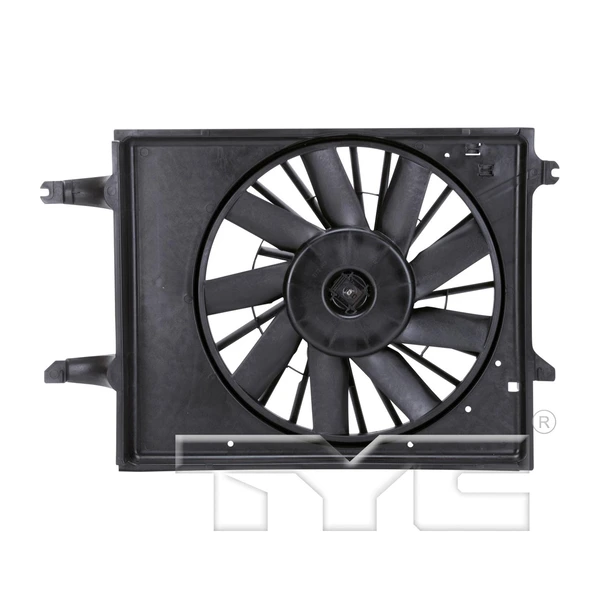 Dual Radiator and Condenser Fan Assembly - TYC 620350