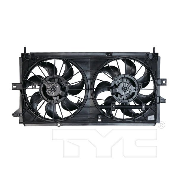 Dual Radiator and Condenser Fan Assembly - TYC 620380