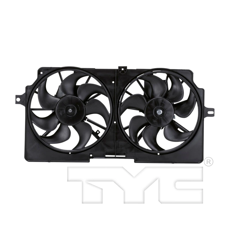 Dual Radiator and Condenser Fan Assembly - TYC 620410