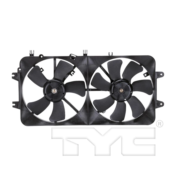 Dual Radiator and Condenser Fan Assembly - TYC 620450
