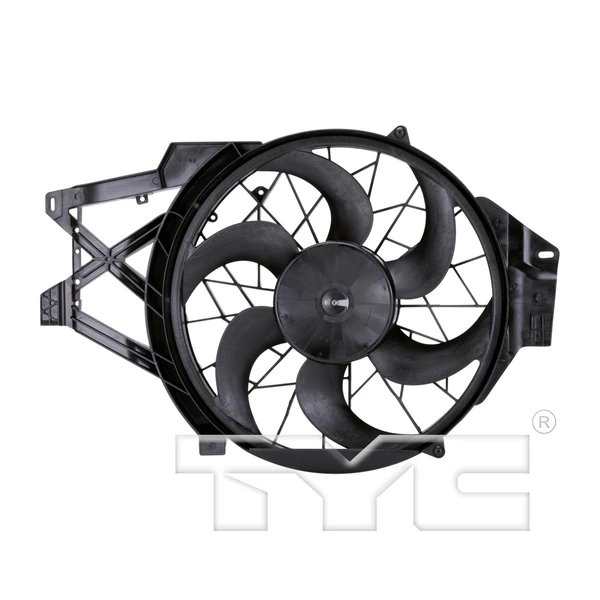 Dual Radiator and Condenser Fan Assembly - TYC 620460