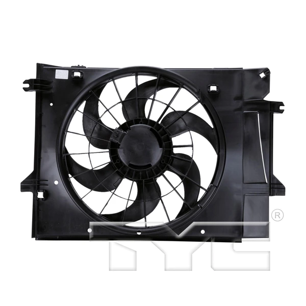 Dual Radiator and Condenser Fan Assembly - TYC 620530
