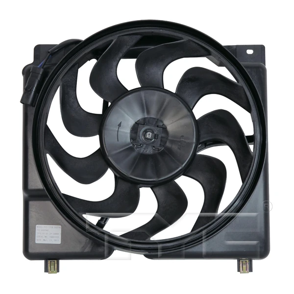 Dual Radiator and Condenser Fan Assembly - TYC 620560