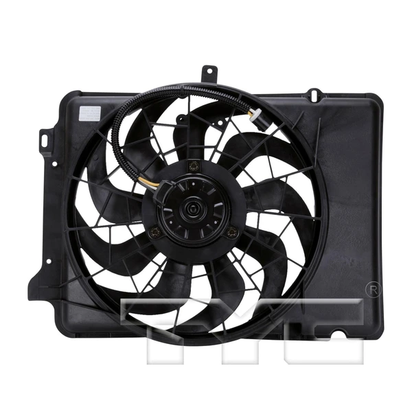 Dual Radiator and Condenser Fan Assembly - TYC 620640