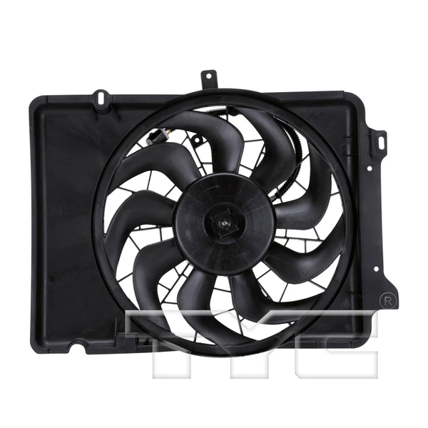 Dual Radiator and Condenser Fan Assembly - TYC 620640