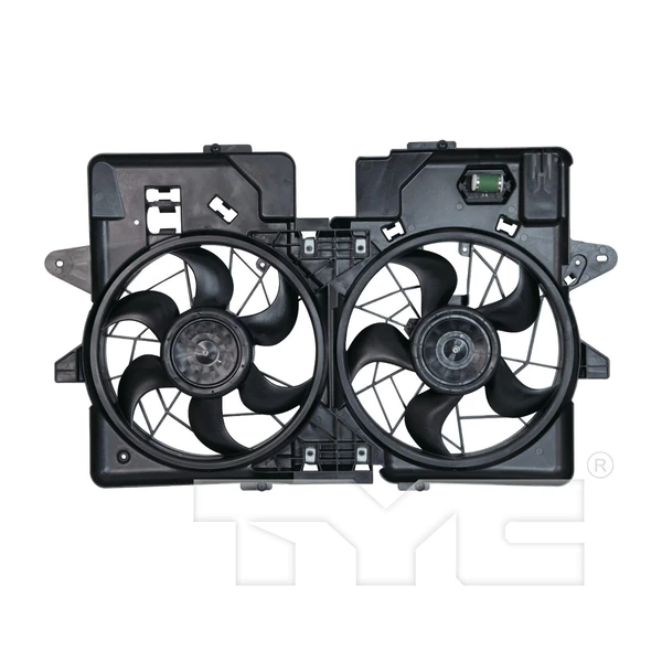 Dual Radiator and Condenser Fan Assembly - TYC 620660