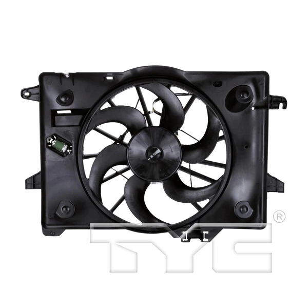 Dual Radiator and Condenser Fan Assembly - TYC 620680