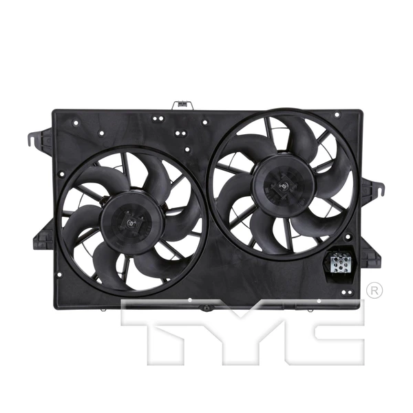 Dual Radiator and Condenser Fan Assembly - TYC 620750