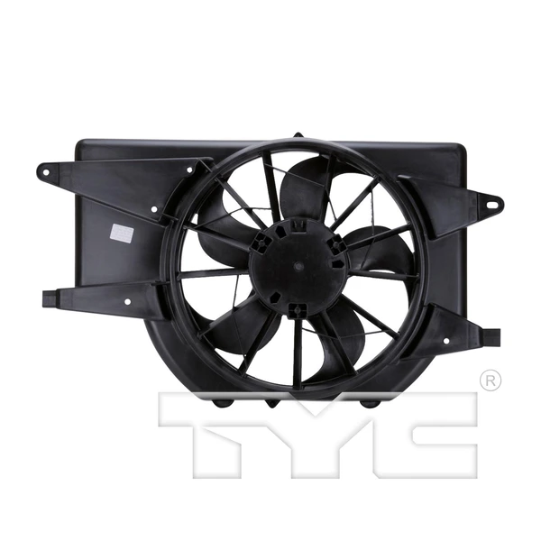 Dual Radiator and Condenser Fan Assembly - TYC 620850