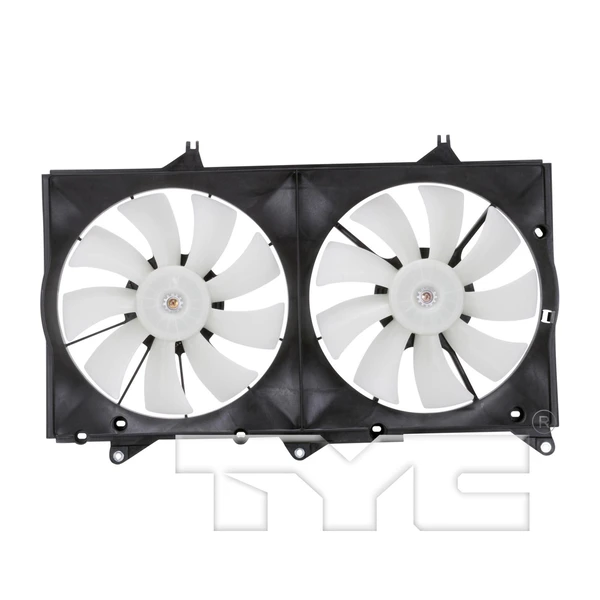 Dual Radiator and Condenser Fan Assembly - TYC 620870