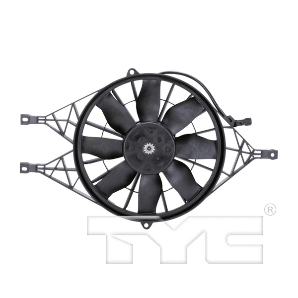 Dual Radiator and Condenser Fan Assembly - TYC 620880