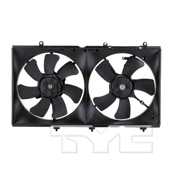 Dual Radiator and Condenser Fan Assembly - TYC 620930