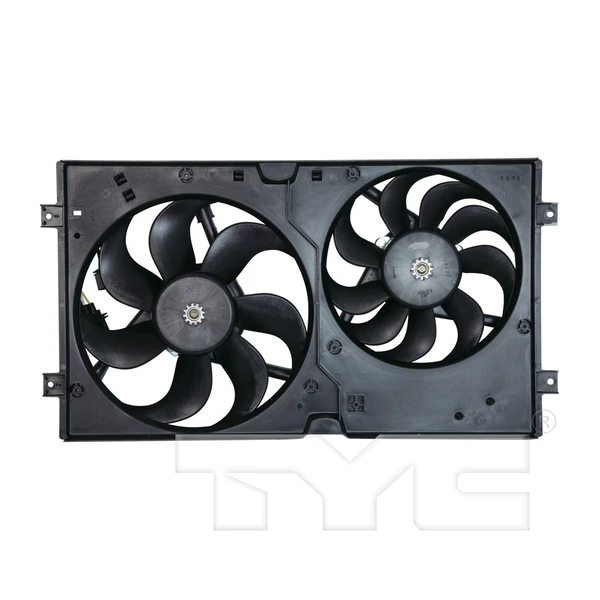 Dual Radiator and Condenser Fan Assembly - TYC 621000