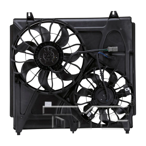 Dual Radiator and Condenser Fan Assembly - TYC 621040