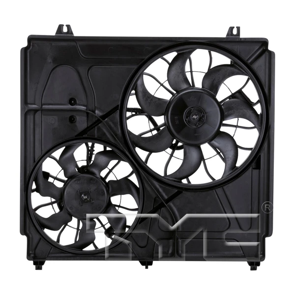 Dual Radiator and Condenser Fan Assembly - TYC 621040