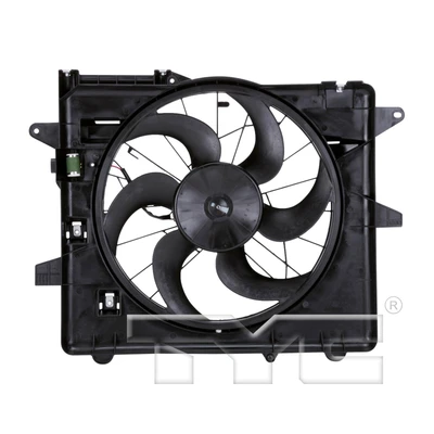 Dual Radiator and Condenser Fan Assembly - TYC 621070