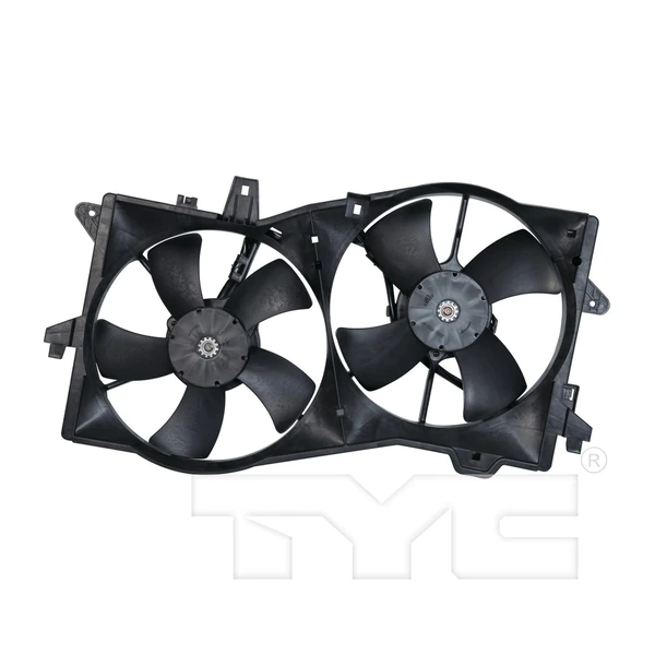 Dual Radiator and Condenser Fan Assembly - TYC 621090