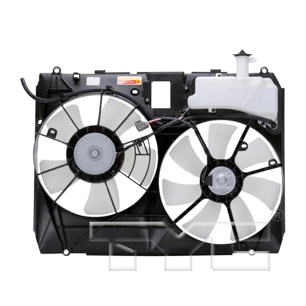 Dual Radiator and Condenser Fan Assembly - TYC 621110