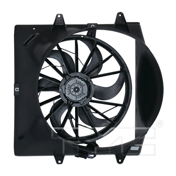 Dual Radiator and Condenser Fan Assembly - TYC 621130