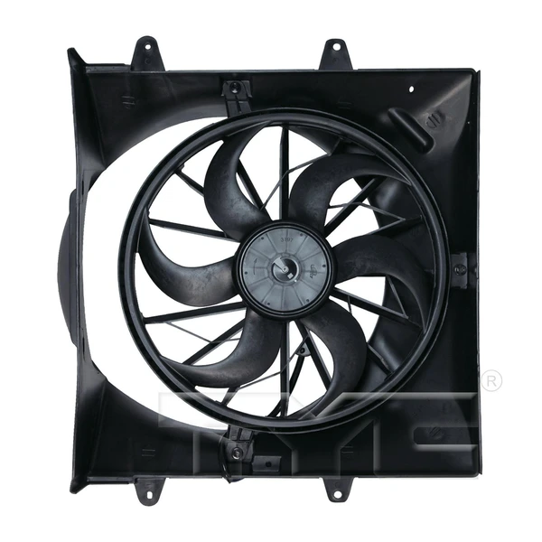 Dual Radiator and Condenser Fan Assembly - TYC 621130