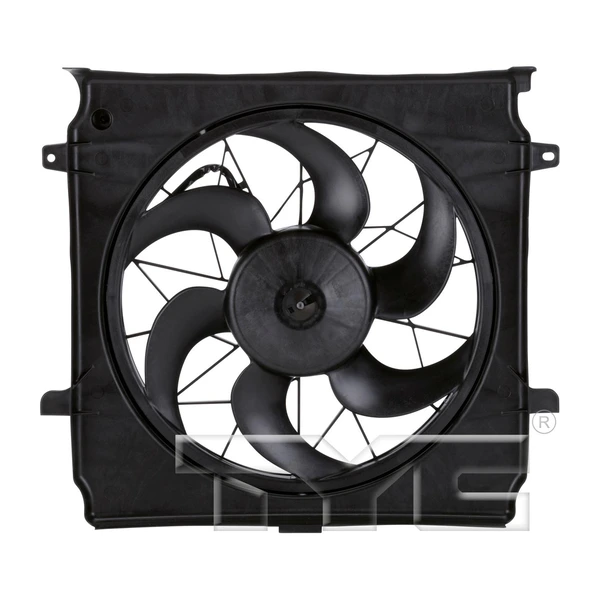 Dual Radiator and Condenser Fan Assembly - TYC 621140
