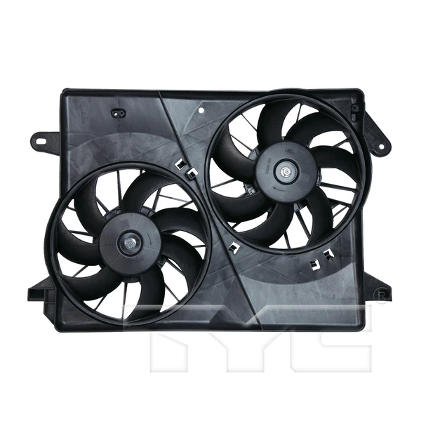 Dual Radiator and Condenser Fan Assembly - TYC 621160