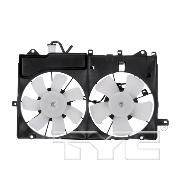 Dual Radiator and Condenser Fan Assembly - TYC 621190