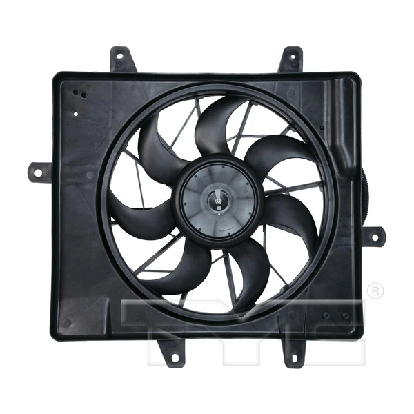 Dual Radiator and Condenser Fan Assembly - TYC 621240