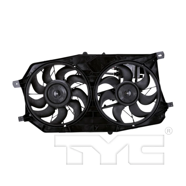 Dual Radiator and Condenser Fan Assembly - TYC 621280