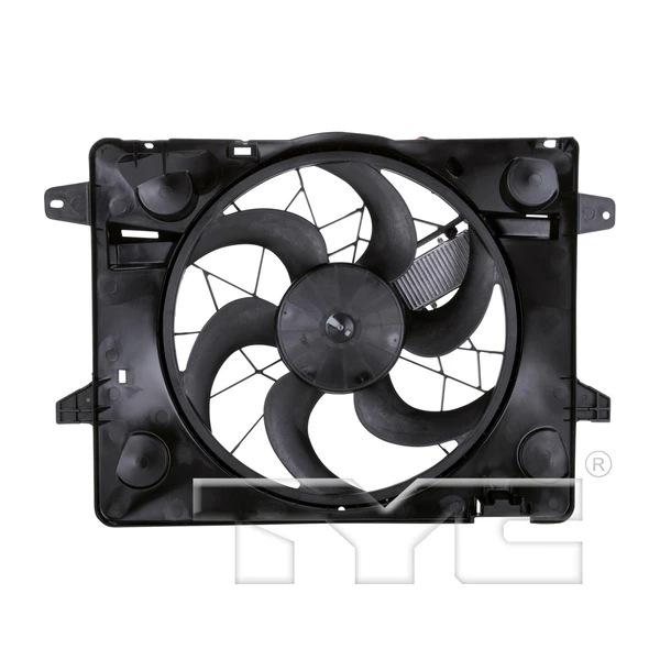 Dual Radiator and Condenser Fan Assembly - TYC 621290