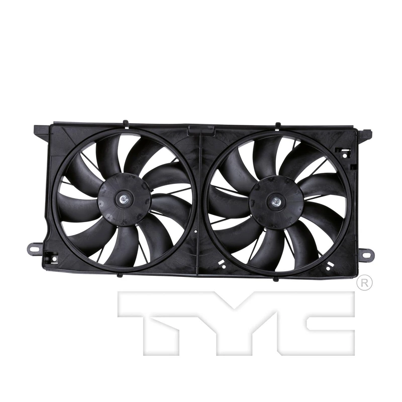 Dual Radiator and Condenser Fan Assembly - TYC 621390