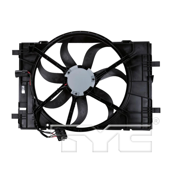 Dual Radiator and Condenser Fan Assembly - TYC 621400